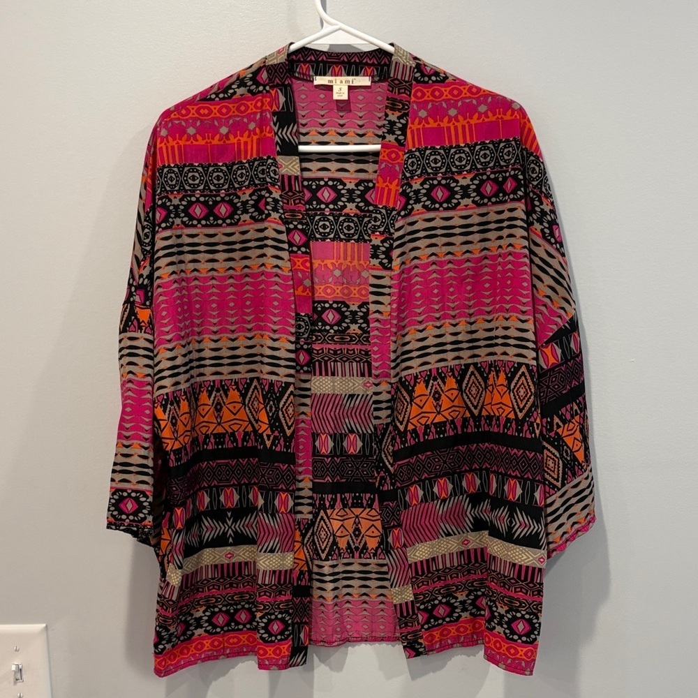Miami Multicolor Geometric Blouse